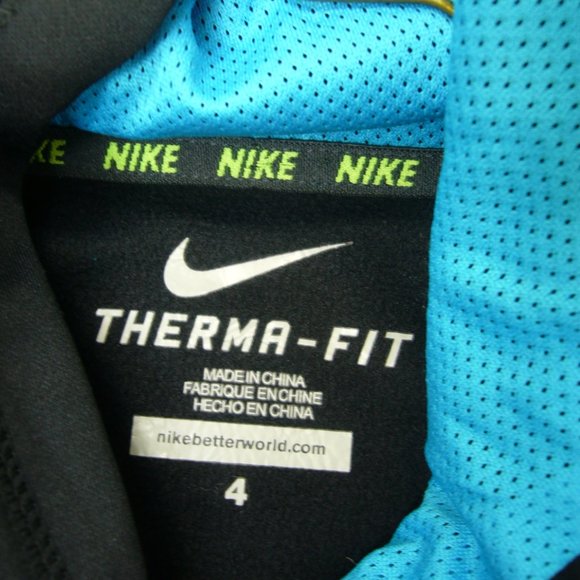 Youth Nike Therma Fit Hoodie Black New - Picture 6 of 6